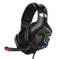 Słuchawki gamingowe K10 PRO RGB czarne (przewodowe)-3475491