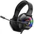 Słuchawki gamingowe K6 RGB czarne (przewodowe)-3475513