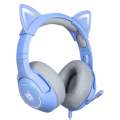 Słuchawki gamingowe Onikuma K9 RGB kocie uszy USB niebieskie-3475516
