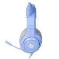 Słuchawki gamingowe Onikuma K9 RGB kocie uszy USB niebieskie-3475517