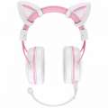 Słuchawki gamingowe X10 Różowo-białe-3561778