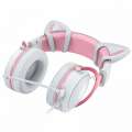 Słuchawki gamingowe X10 Różowo-białe-3561780