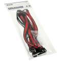 Kolink Core Standard Braided Cable Extension Kit - Jet Black/Racing Red