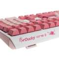 Ducky One 3 Gossamer Pink Klawiatura Gamingowa - MX-Black Clear Top (US)