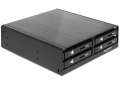 Kieszeń HDD wewnętrzna SATA 5,25  4xHDD 2.5 czarna-422698