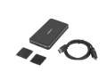 Natec Kieszeń zewnętrzna HDD/SSD Sata Oyster Pro 2,5cala USB 3.0 czarna  aluminium slim-2688602