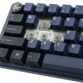 Ducky One 3 Cosmic Blue Mini Klawiatura Gamingowa RGB LED - MX-Speed-Silver (US)