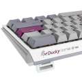 Ducky One 3 Mist Grey Mini Klawiatura Gamingowa RGB LED - MX-Red (US)