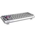 Ducky One 3 Mist Grey SF Gaming Keyboard RGB LED - MX-Speed-Silver (US)