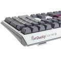 Ducky One 3 Mist Grey Klawiatura Gamingowa RGB LED - MX-Speed-Silver (US)