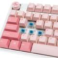 Ducky One 3 Gossamer Pink Klawiatura Gamingowa - MX-Blue (US)