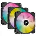 Wentylator SP120 RGB ELITE 120mm z kontrolerem Lighting Node CORE, 3pak czarny-3651150