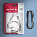 AXAGON BUCM32-CF05AB Kabel przedłużacz Gen2 USB-C - USB-C 0.5m, 5A, 20Gbps, PD 240W, oplot-3668859