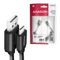 AXAGON BUCM-AM20TB Kabel Twister USB-C - USB-A, 1.1m, USB2.0 3A, ALU-3668873