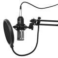 Media-Tech Mikrofon studyjny z zestawem akcesoriów pojemnościowy MT397S srebrny-3673081