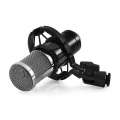 Media-Tech Mikrofon studyjny z zestawem akcesoriów pojemnościowy MT397S srebrny-3673083