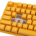 Ducky One 3 Yellow Klawiatura GamingowaRGB LED - MX-Silent-Red (US)