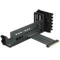 PHANTEKS Premium Vertikales GPU-Bracket + PCIe 4.0 x 16 Riser-Kabel DRGB - 220 mm - czarny