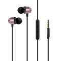 Słuchawki przewodowe jack 3,5 mm Różowo-czarne-3805394