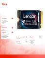Lexar Dysk SSD PLAY 1TB PCIe4.0 2230 5200/4700MB/s-4188536