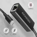 AXAGON ADE-ARC Karta sieciowa Gigabit Ethernet adapter, USB-C 3.2 Gen 1, instalacja automatyczna-4208696