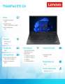 Lenovo Laptop ThinkPad E15 G4 21E600DVPB W11Pro i5-1235U/8GB/256GB/INT/15.6 FHD/Black/1YR Premier Support + 3YRS OS-4178413