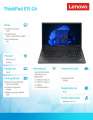 Lenovo Laptop ThinkPad E15 G4 21E600DXPB W11Pro i5-1235U/16GB/512GB/MX550 2GB/15.6 FHD/Black/1YR Premier Support + 3YRS OS-4178415