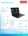 Lenovo Notebook ThinkPad T16 G2 21HH0026PB W11Pro i7-1355U/16GB/512GB/INT/16.0 WUXGA/Thunder Black/3YRS Premier Support + CO2 Offset-4140167