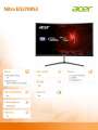 ACER Monitor 27 cali Nitro ED270RS3bmiipx Curved/180Hz/1ms-4183907