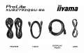 IIYAMA Monitor ProLite XUB2792QSU-B6 27 cali IPS,QHD,HAS(150mm),100Hz,4xUSB3.2,SLIM-4176005