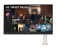 LG Electronics Monitor 32SQ780S-W 32 cale Smart 4K UHD webOS Ergo-4409517