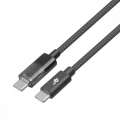 Kabel USB C - USB C 1m ze wskaźnikiem mocy ładowania (100 W)-4416971