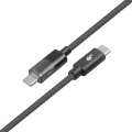 Kabel USB C - USB C 1m ze wskaźnikiem mocy ładowania (100 W)-4416972