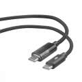 Kabel USB C - USB C 1m ze wskaźnikiem mocy ładowania (100 W)-4416975