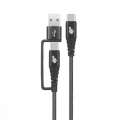 Kabel 2w1: USB C - USB C z nakładką USB A, 1.2 m-4416980