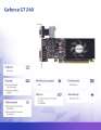 AFOX Karta graficzna - Geforce GT240 1GB DDR3 128BIT DVI HDMI VGA LP Fan V2-4448213