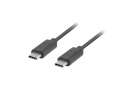 Kabel USB-C M/M 2.0 1.8m czarny -301863