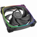 Geometric Future Squama 2503B Wentylatory RGB, 3 Pack - 120 mm, czarny