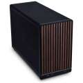 Lian Li DAN Cases A3-mATX Wood Edition, Micro-ATX Obudowa - czarny