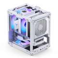 Jonsbo C6-ITX PC Obudowa, Mini-ITX - Biała
