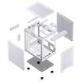 Jonsbo C6-ITX PC Obudowa, Mini-ITX - Biała
