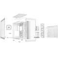 be quiet! Light Base 900 FX White E-ATX, Big Tower ARGB z oknem