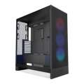 NZXT H7 FLOW RGB Obudowa Midi Tower z oknem - Czarna