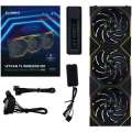 Lian Li UNI FAN TL Wireless Wentylatory, ARGB, PWM, zestaw 3 sztuki - Reverse Blade, 120 mm, czarne