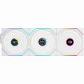 Lian Li UNI FAN TL Wireless LCD 3-pack białe - Wentylatory ARGB PWM 120 mm z kontrolerem i wyświetlaczem