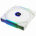 Lian Li UNI FAN TL Wireless LCD 3-pack białe - Wentylatory ARGB PWM 120 mm z kontrolerem i wyświetlaczem