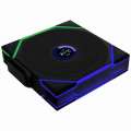Lian Li UNI FAN TL Wireless LCD Reverse Blade czarne 3-pack - Wentylatory ARGB PWM 120 mm z kontrolerem