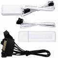 Lian Li UNI FAN TL Wireless LCD białe 3-pack - Wentylatory ARGB PWM 120 mm z kontrolerem