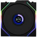 Lian Li UNI FAN TL Wireless LCD ARGB 120 mm - Reverse Blade Czarny Wentylator PC