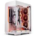 Ssupd Xhuttle Midi-Tower Obudowa PC - ATX RGB, Tempered Glass - Biała